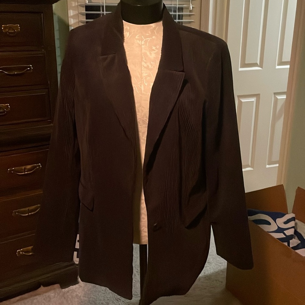 Banana Republic Black Corduroy Blazer